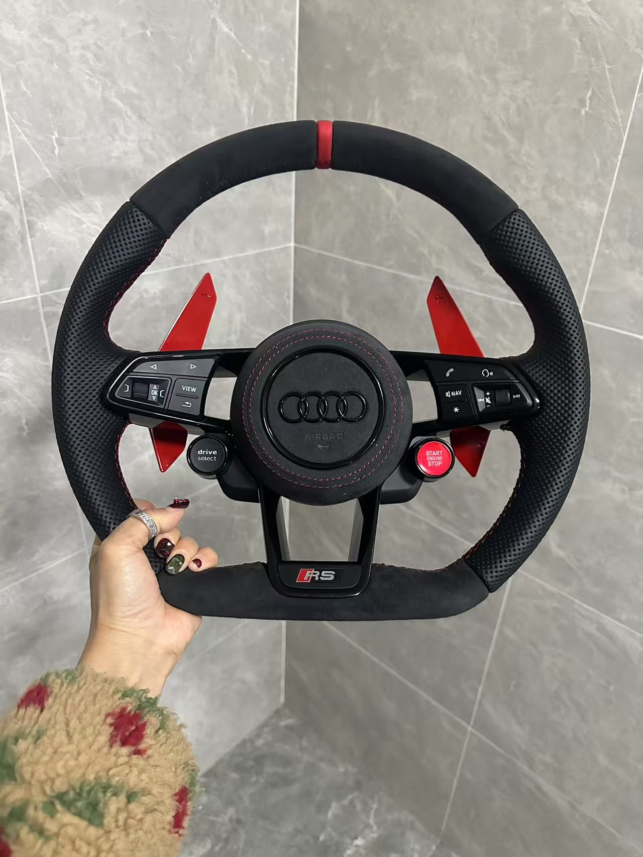 Audi Leather / Alcantara Steering Wheel
