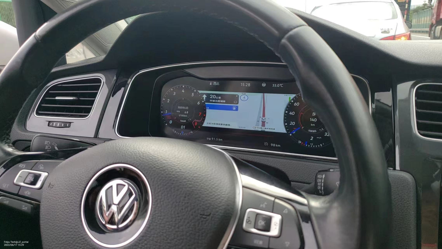 Volkswagen Golf MK7 Digital Display
