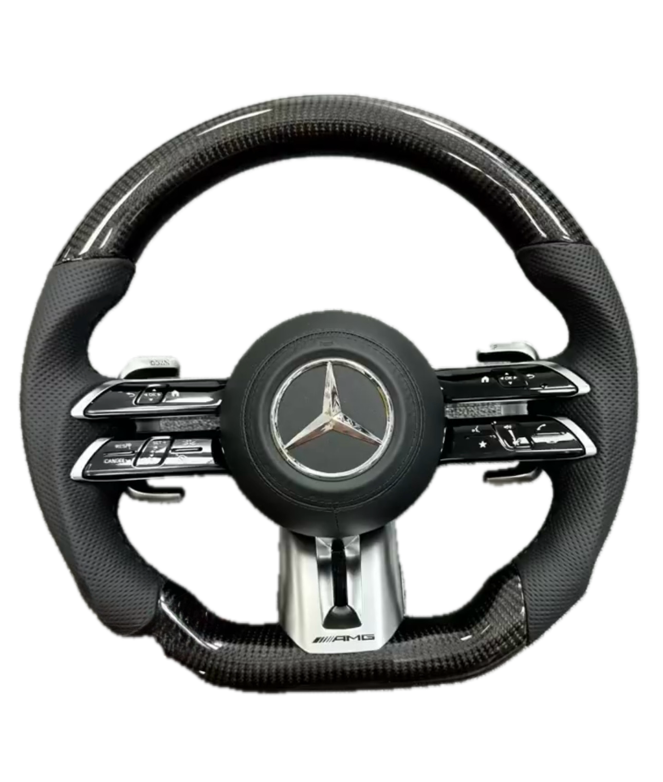 Mercedes AMG Carbon Fibre Steering Wheel New Style