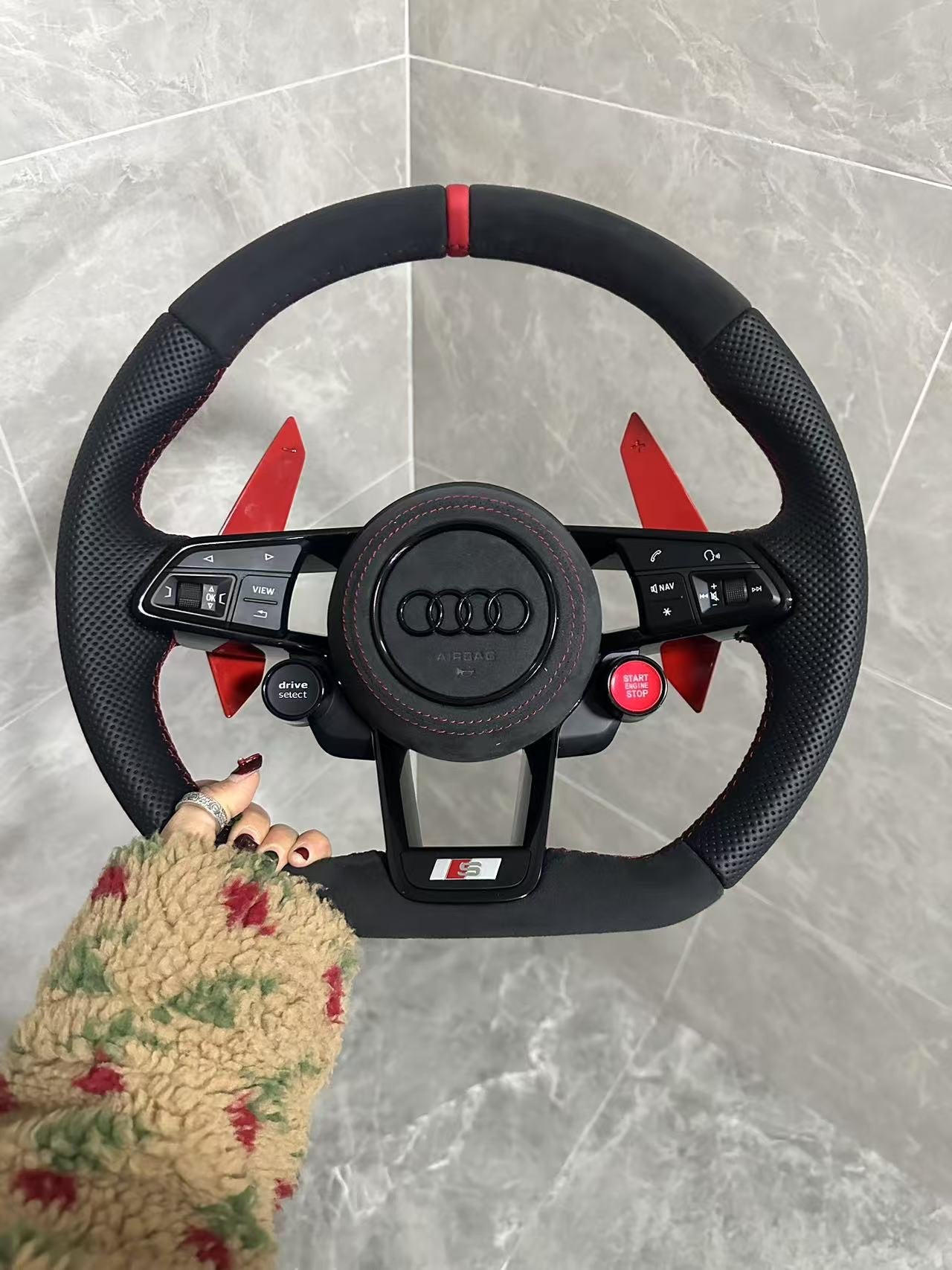 Audi Leather / Alcantara Steering Wheel