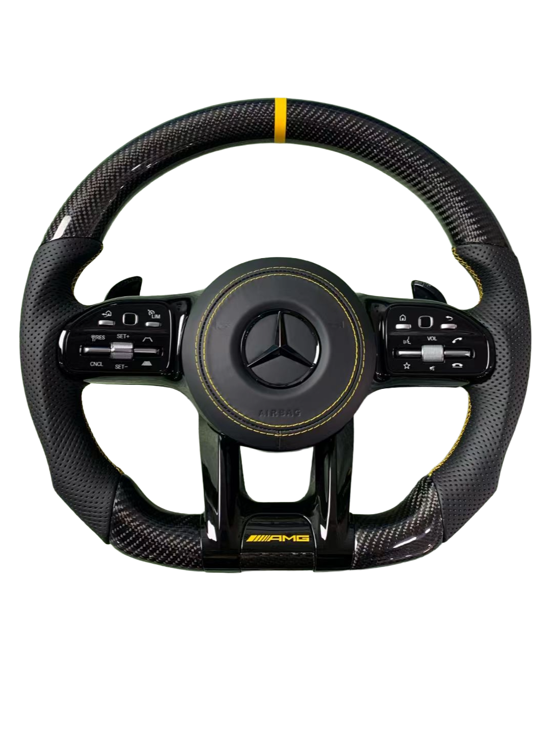 Mercedes AMG Carbon Fibre Steering Wheel